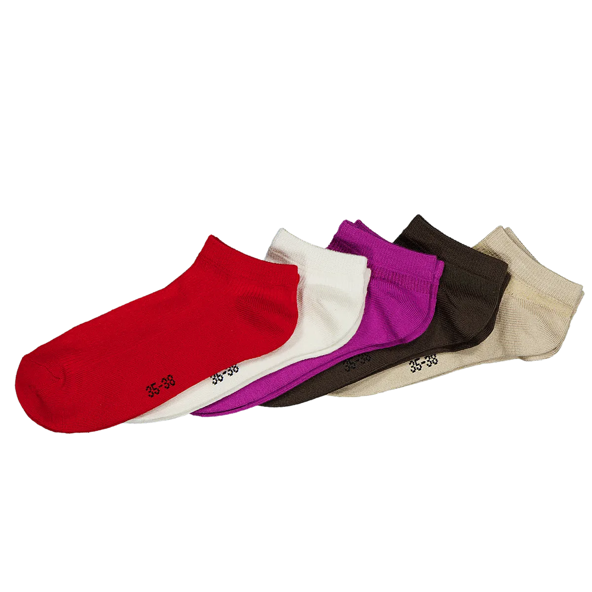 Sneakersokken - Rood