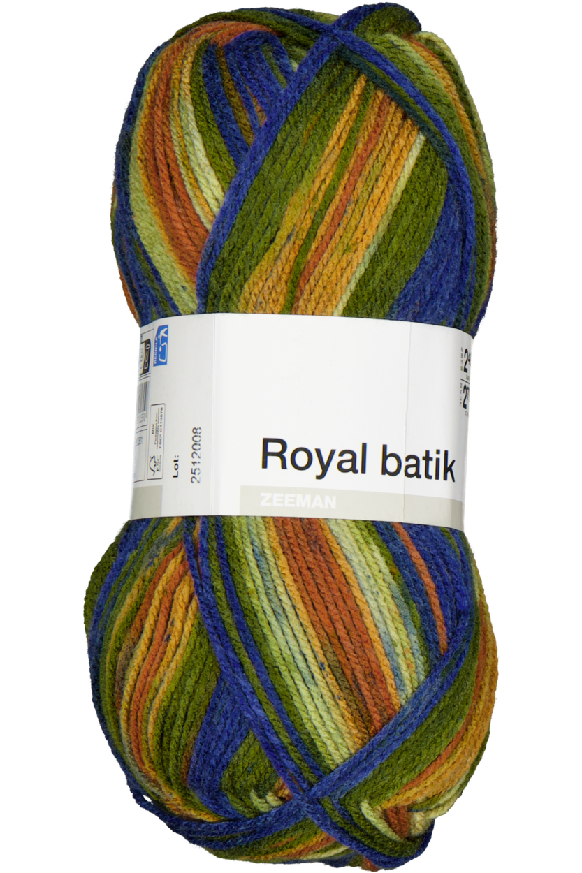 Royal batik Breigaren - Blauw