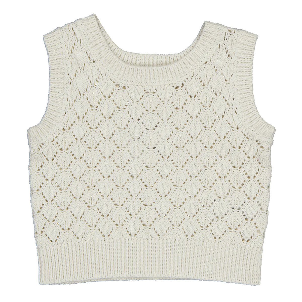 Chaleco de punto - Beige