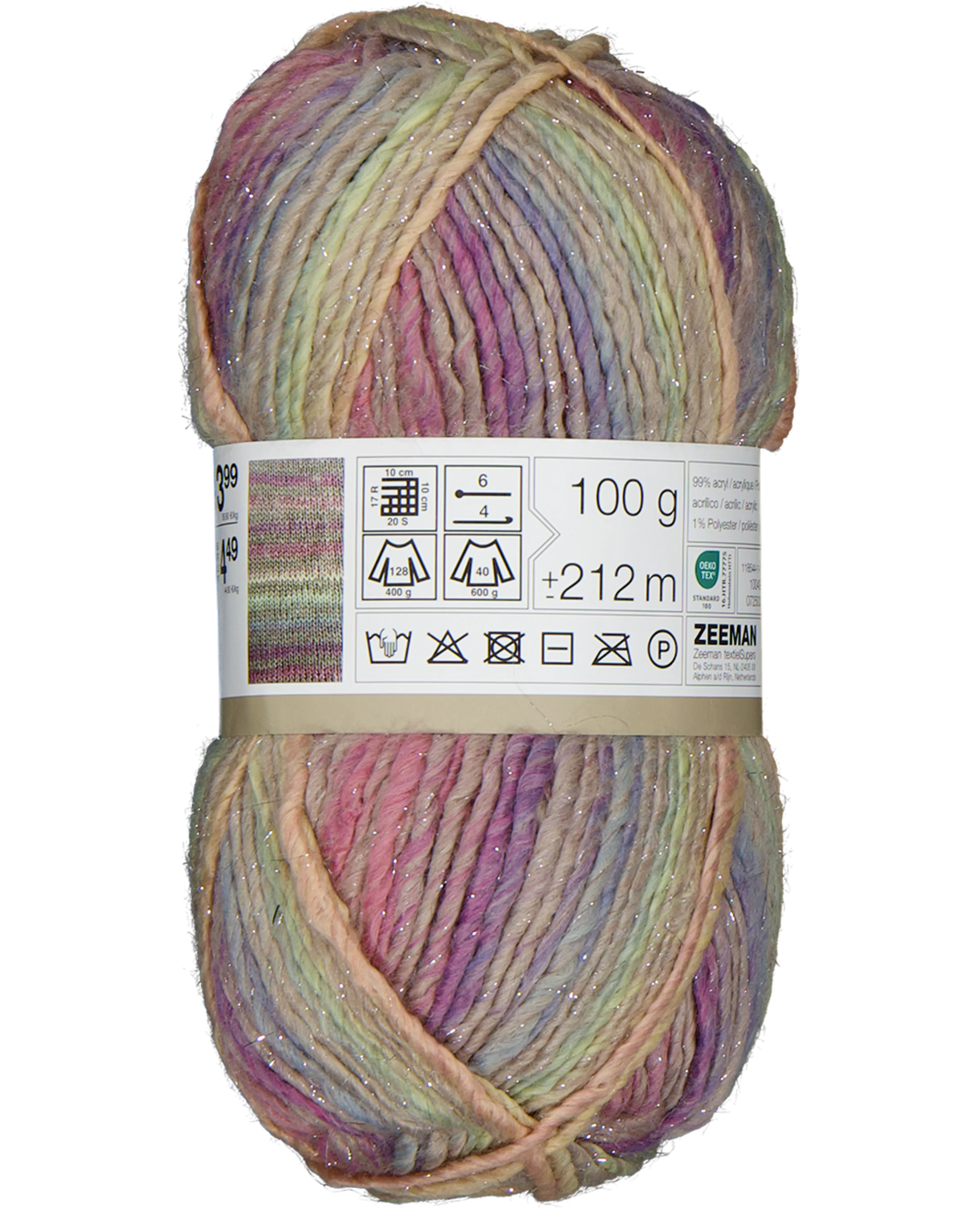 Fil à tricoter - Multicolore | Zeeman