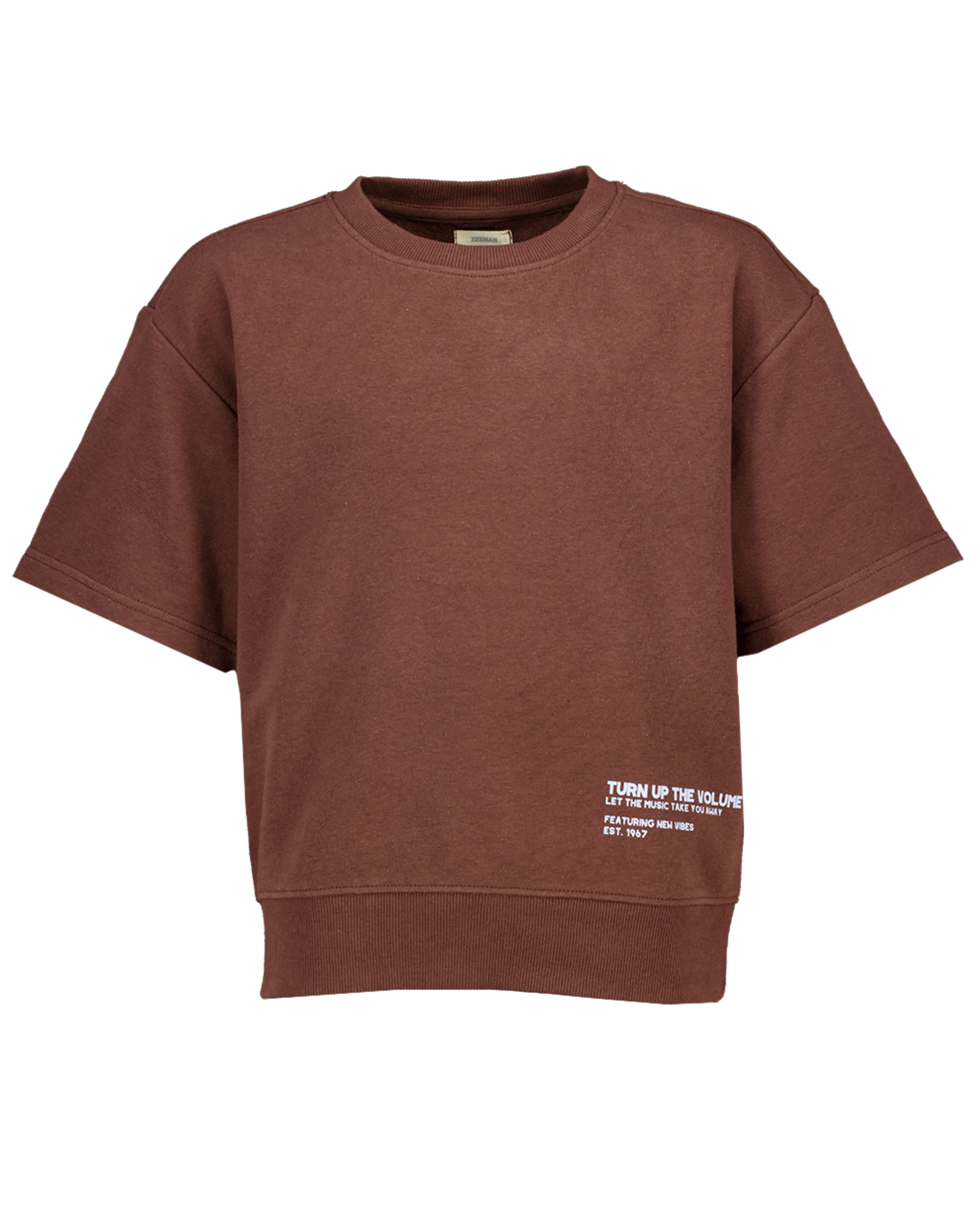 T-shirt - Bruin