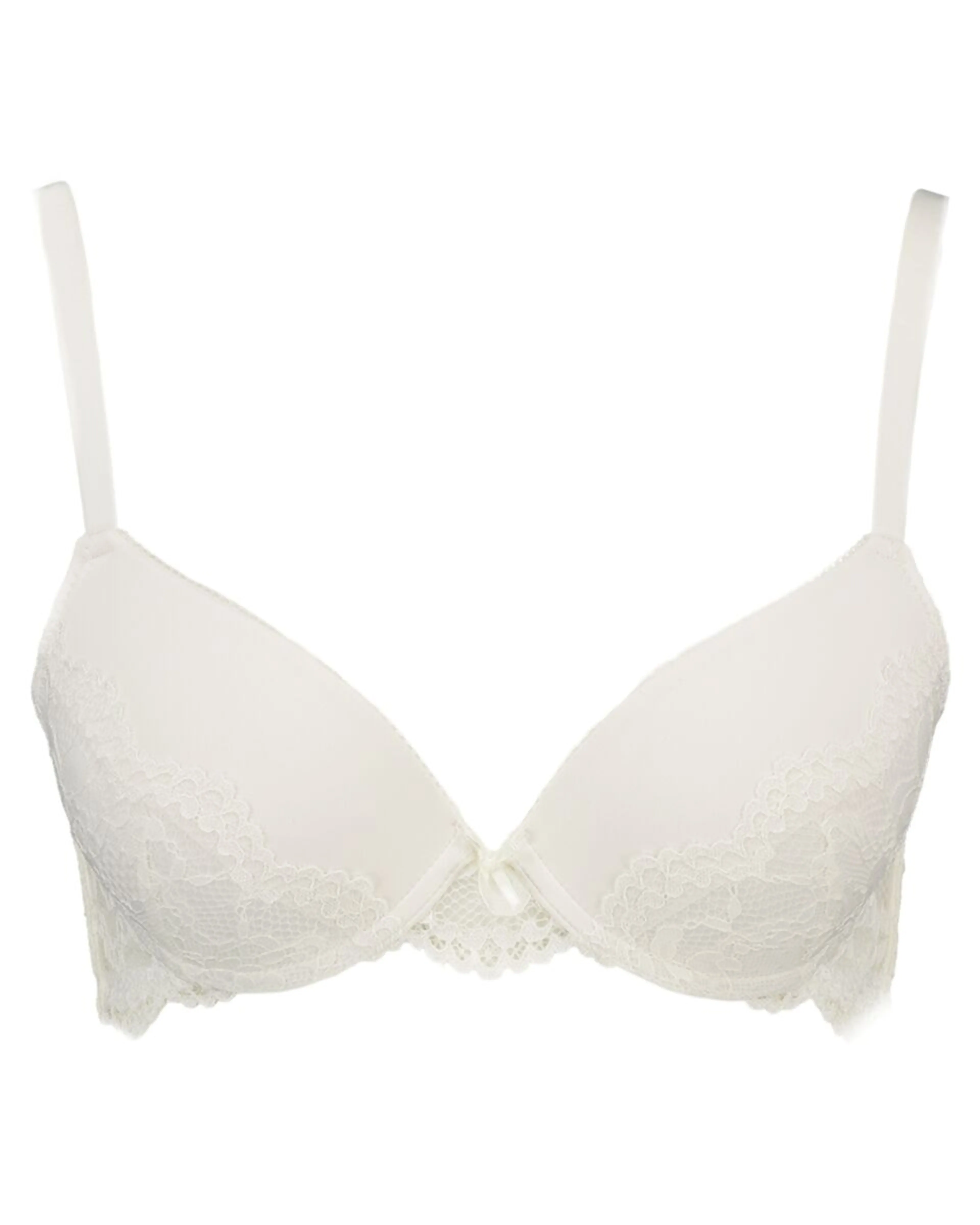 Low rise plunge Soutien-gorge padd� - Blanc