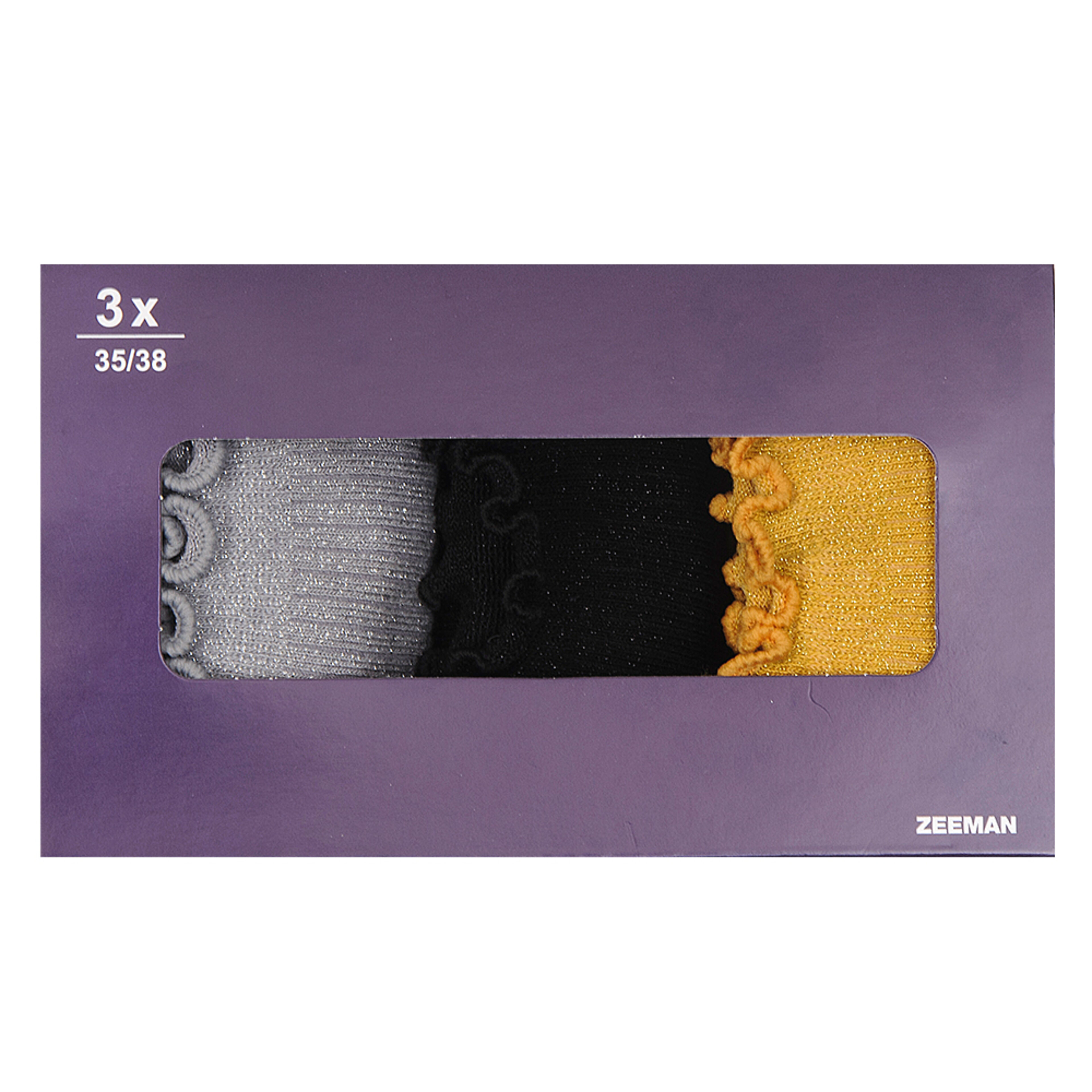 Coffret cadeau avec chaussettes Argenté