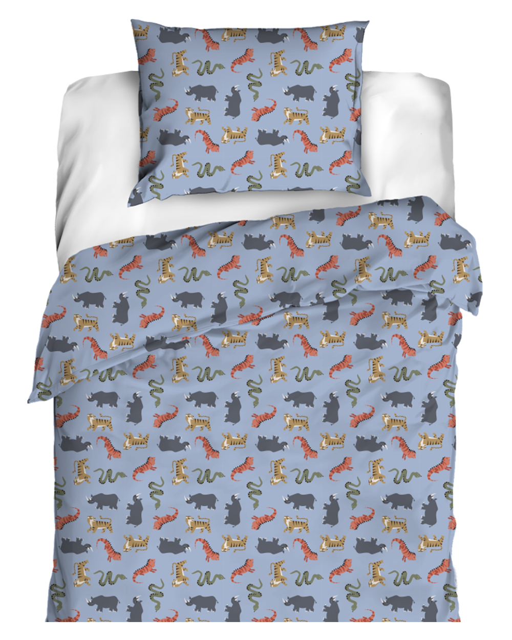 Dekbedovertrek set - Blauw