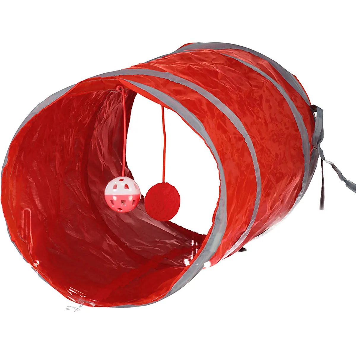 Katten-speeltunnel - Rood