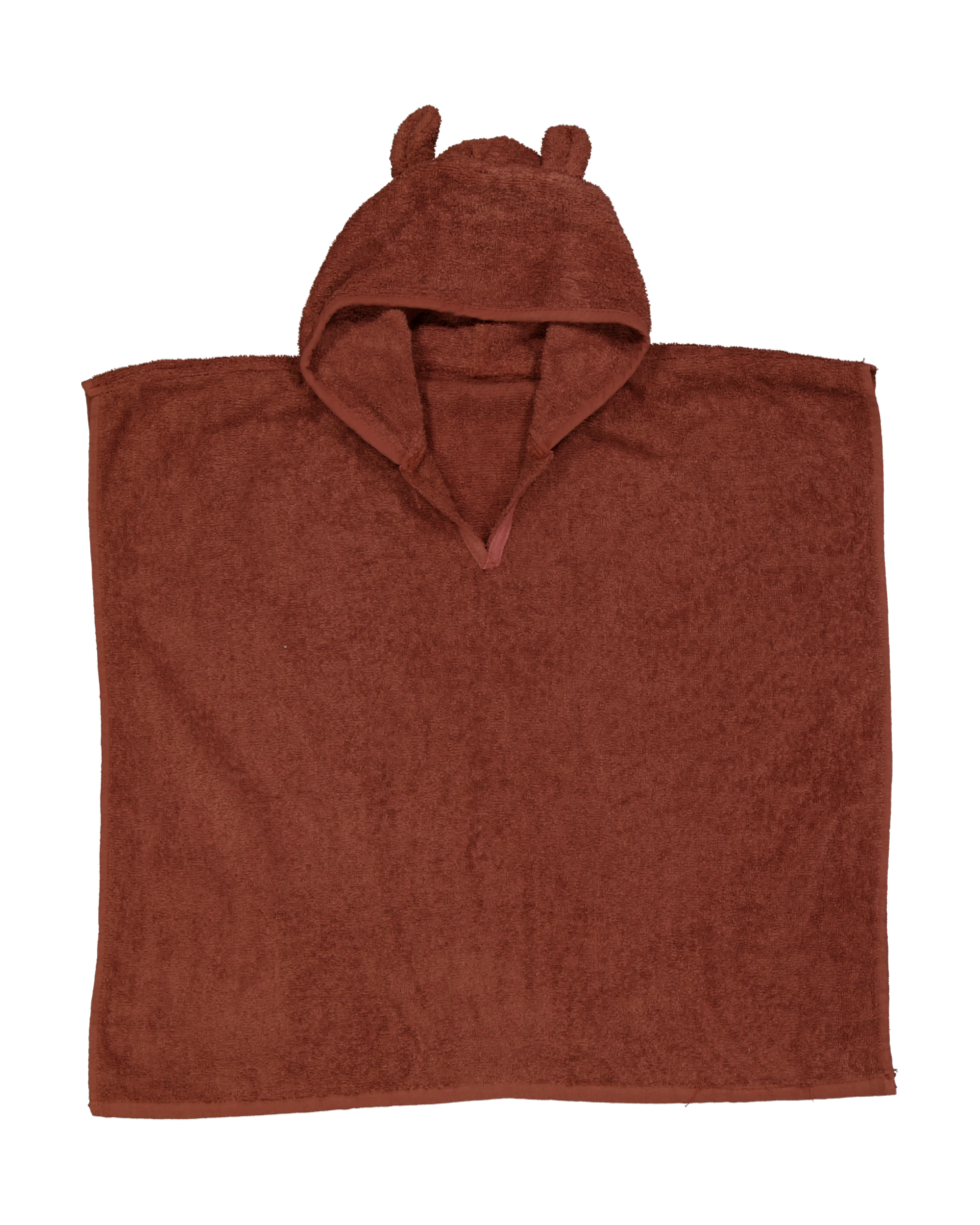 Poncho de bain - Marron