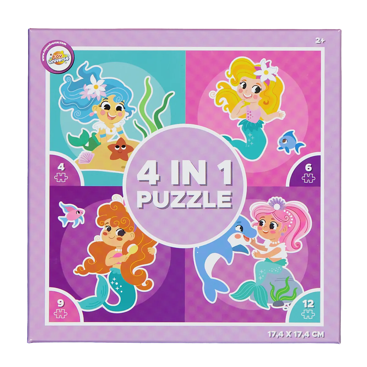 Puzzle 4 en 1 - Violet