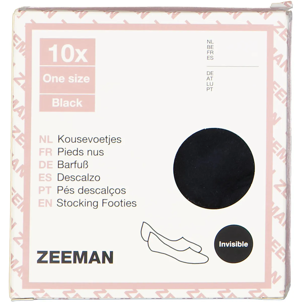 Kousenvoetjes - Zwart