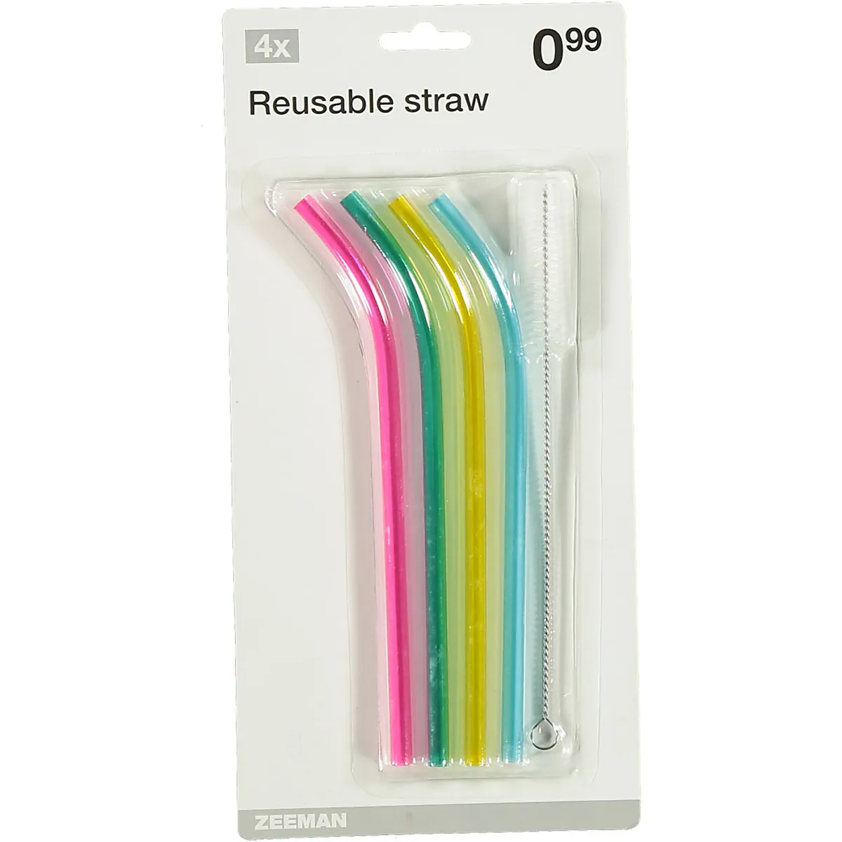 Herbruikbare rietjes - Multi-color