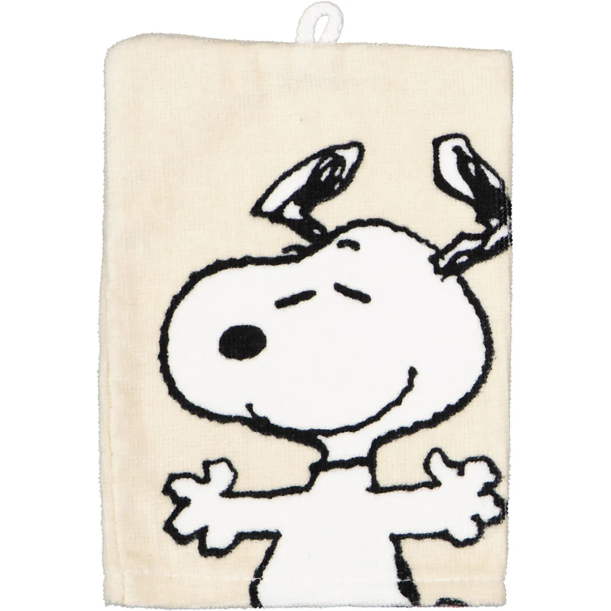 Waschhandschuh - Weiß