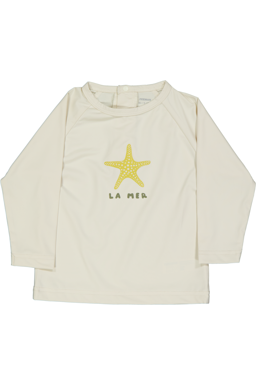 UV-zwemshirt - Beige