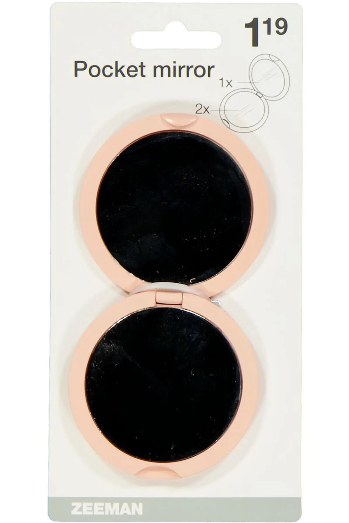 Zakspiegeltje - Roze