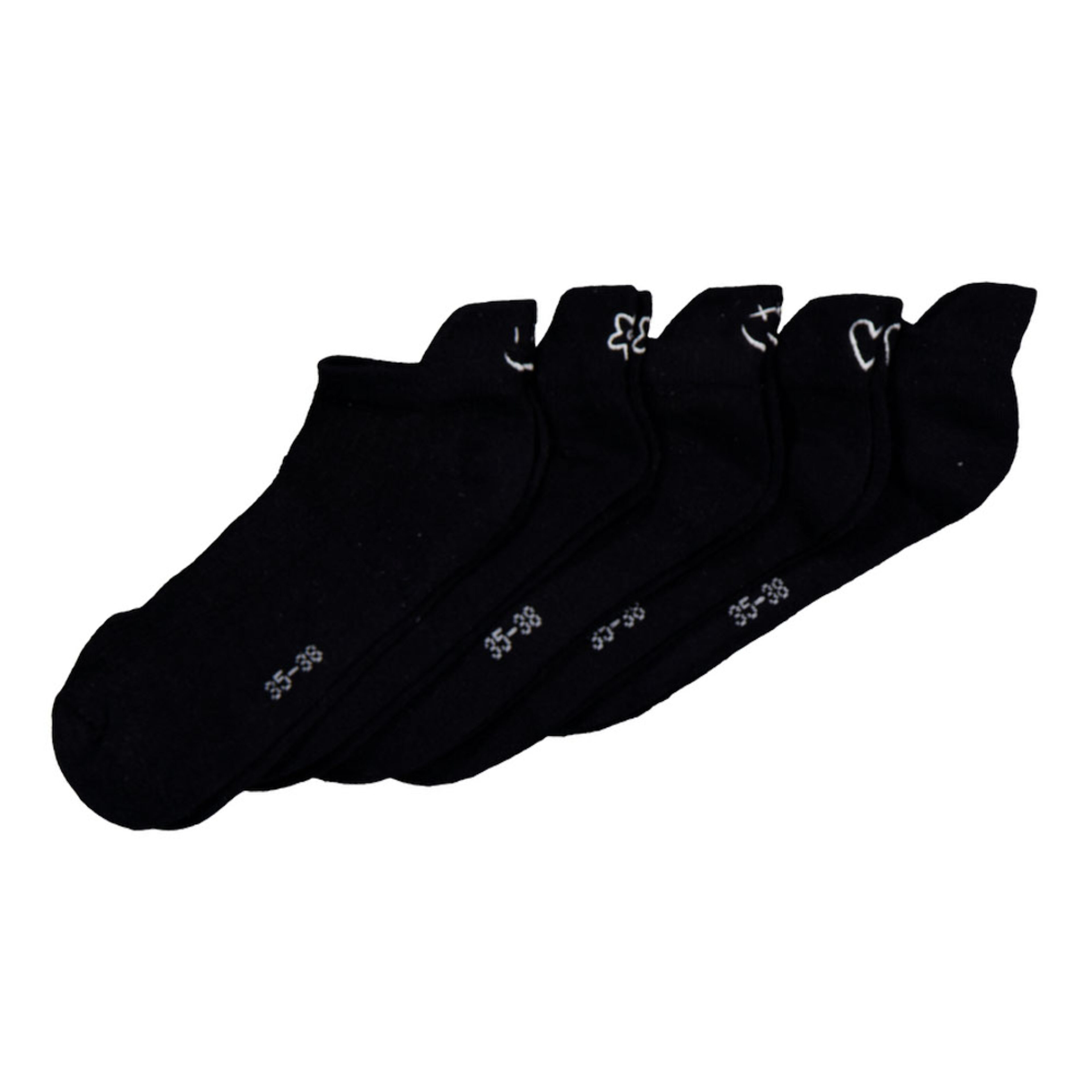 Calcetines de deporte cortos Negro