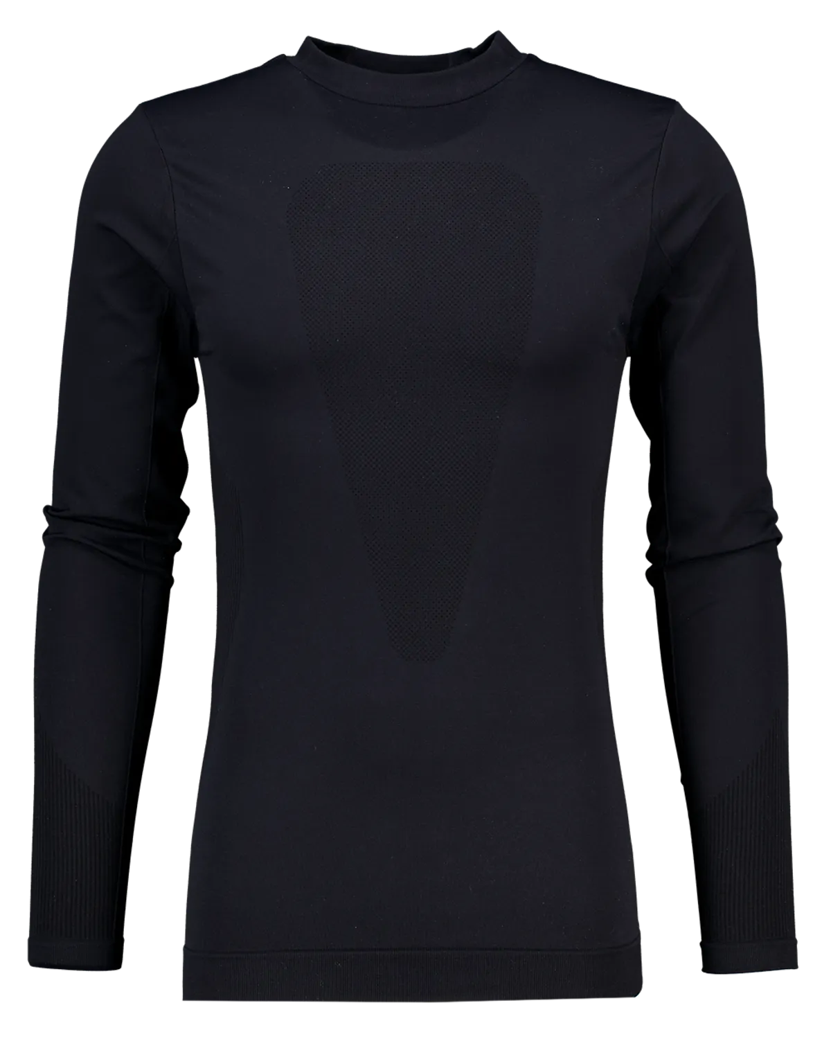 Sin costura Thermo Camiseta de deporte - Negro