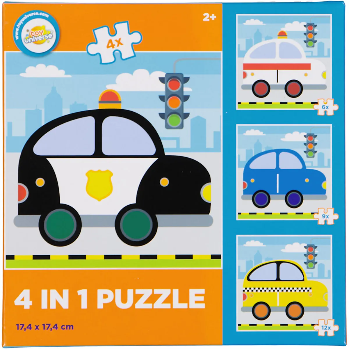 Puzzle 4 in 1 - Orange