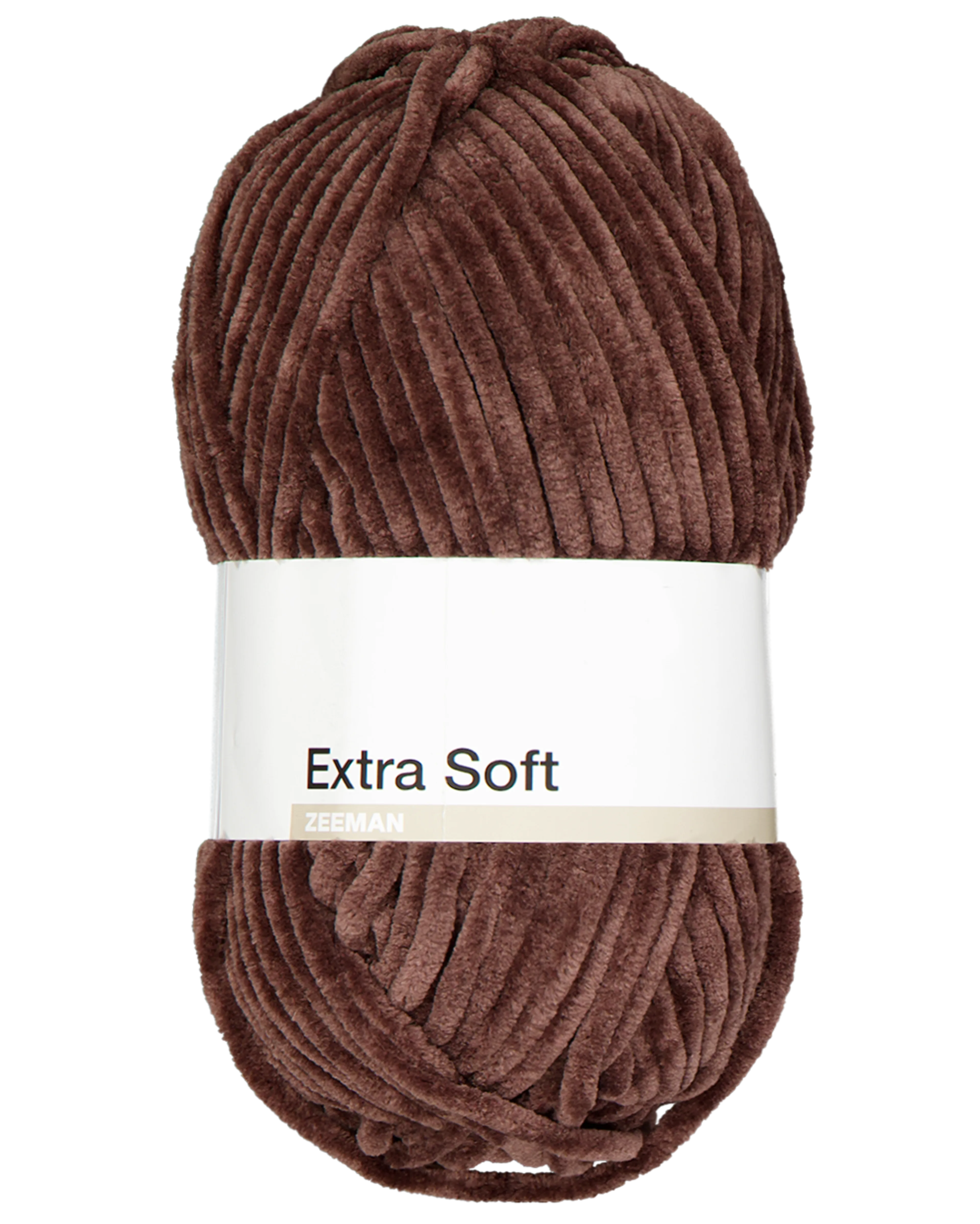 Extra soft Fil à tricoter - Marron
