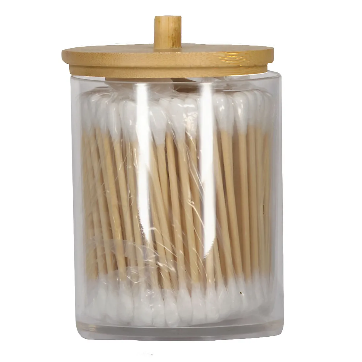 Wattenstaafjes-opbergdoos - Wit