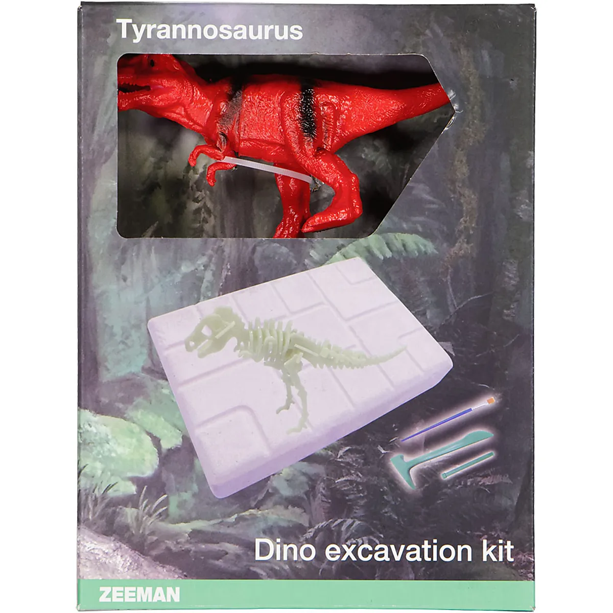 Dinosaurus-uitgraafset  - Rood