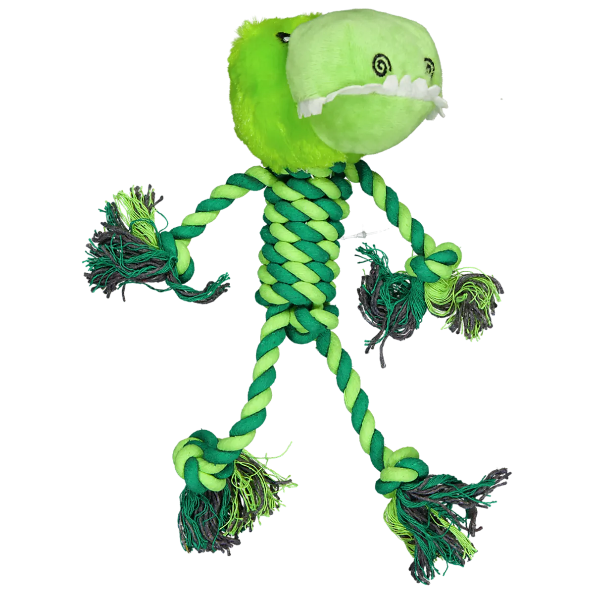 Hondentouw met bal - Groen