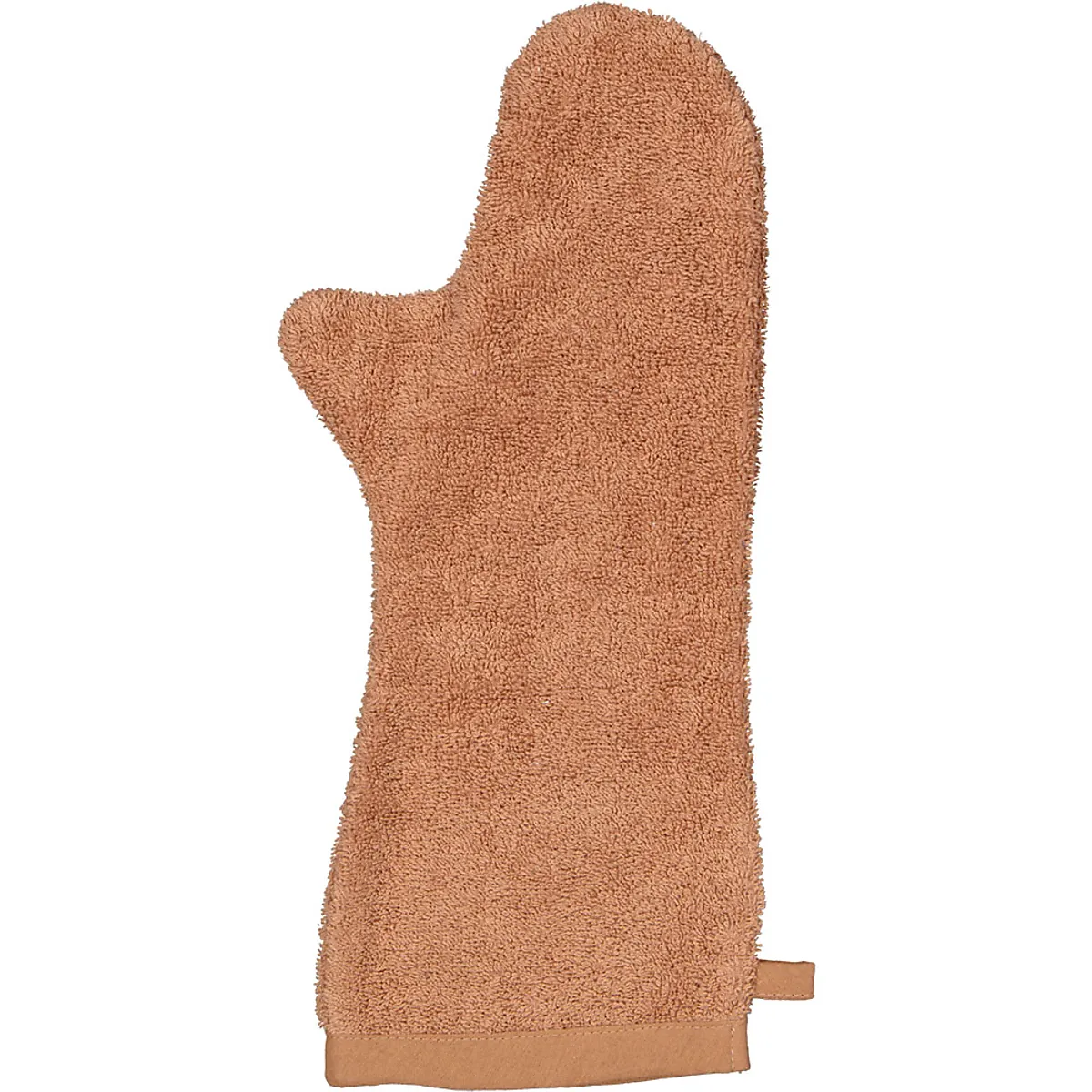 Waschhandschuh - Braun