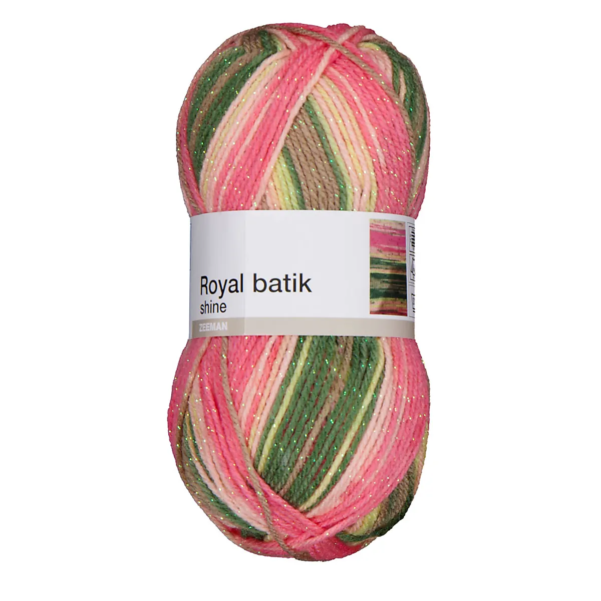 Royal batik shine Strickgarn - Rosa