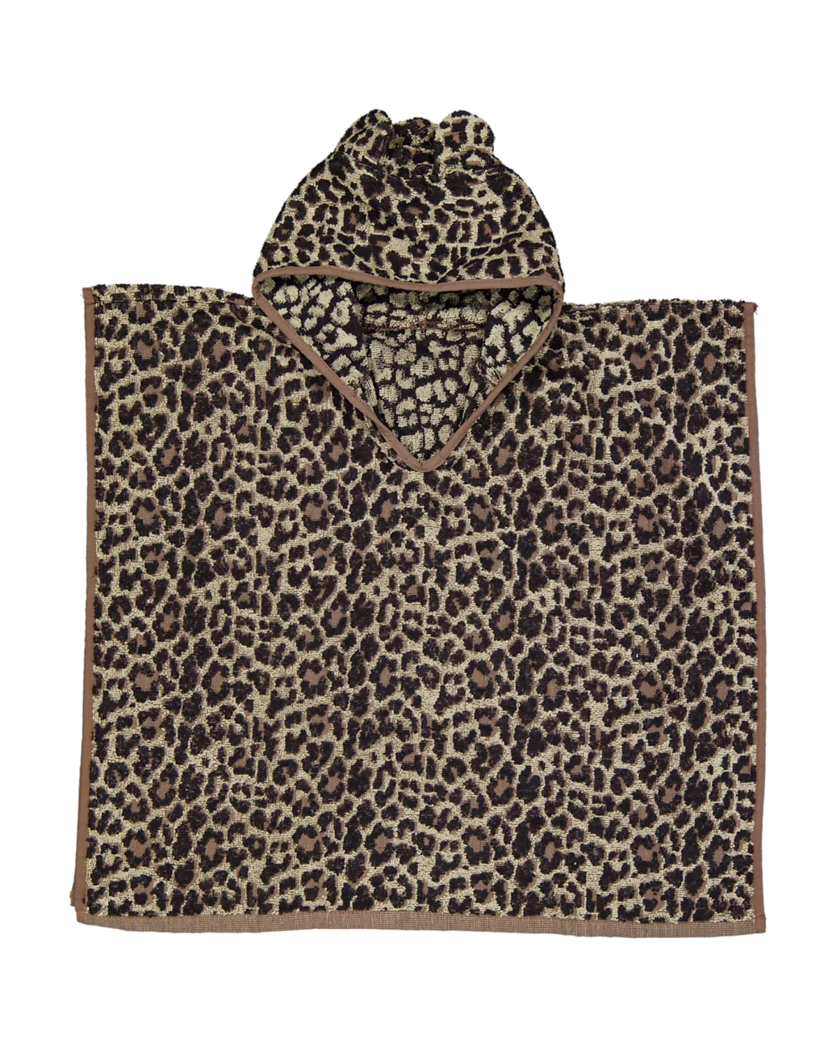 Poncho de bain - Marron