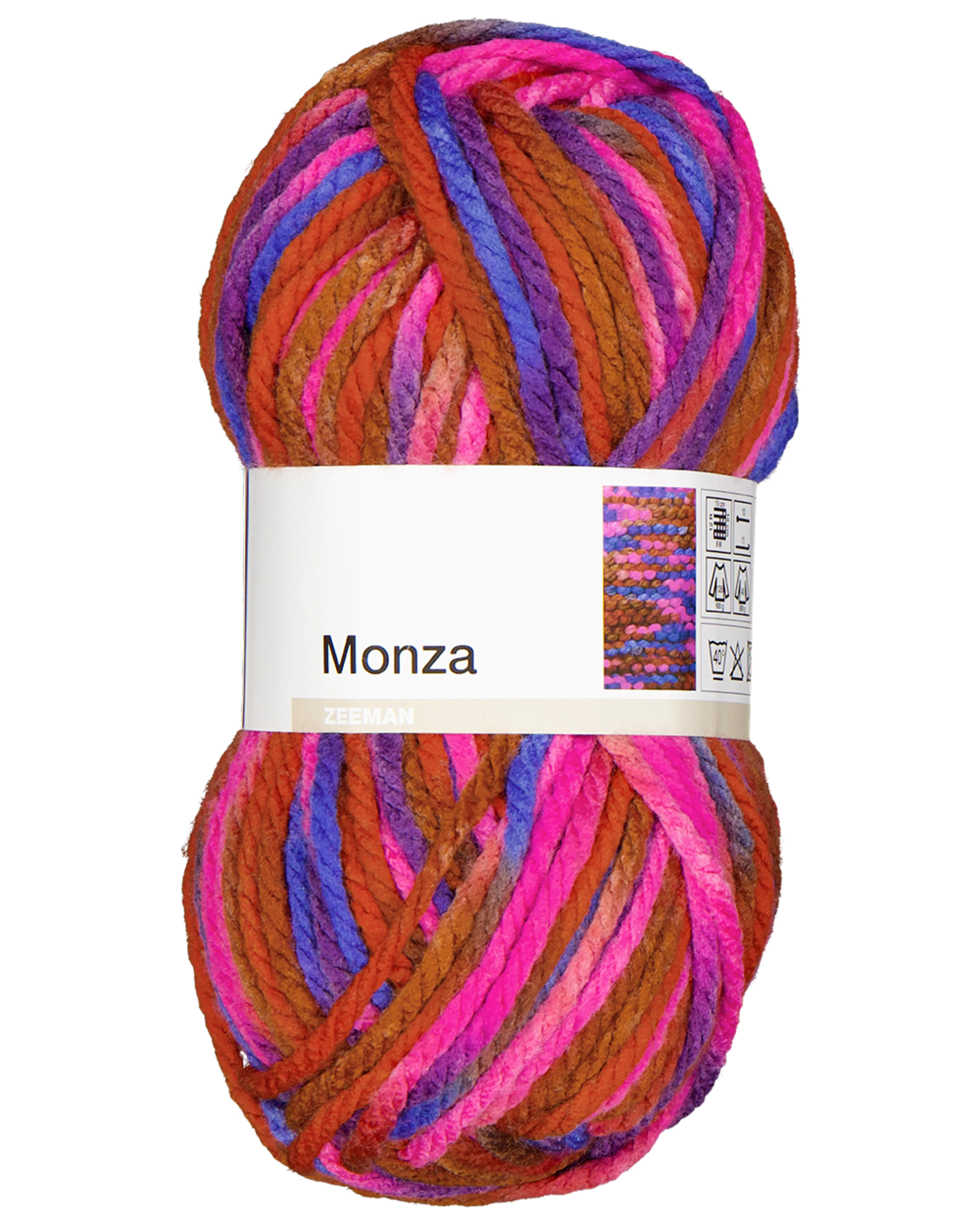 Monza Fil à tricoter - Multicolore