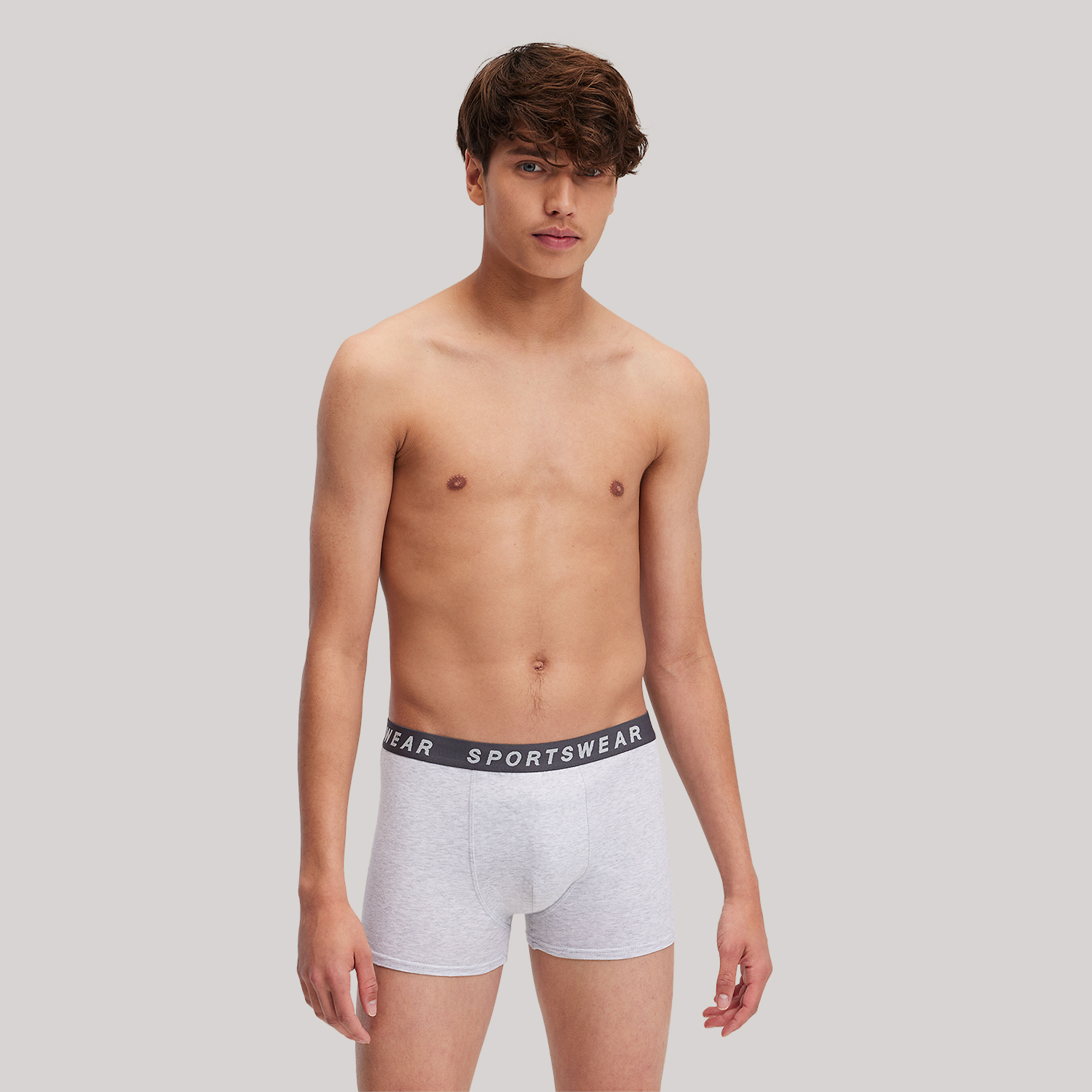 Boxershorts Grau