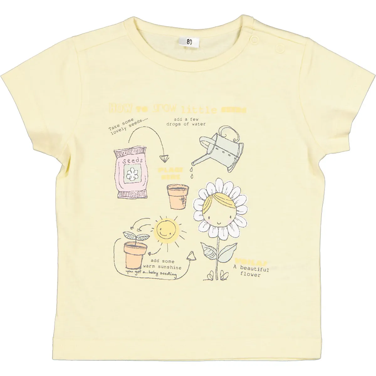 T-shirt - Geel
