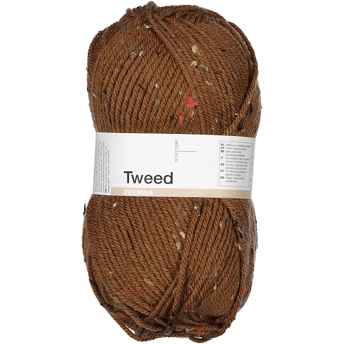 Tweed Hilo de punto - Marrón