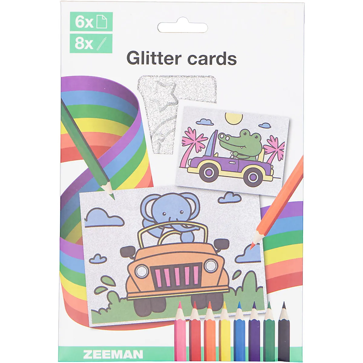 Magische Rubbelkarte - Multicolor