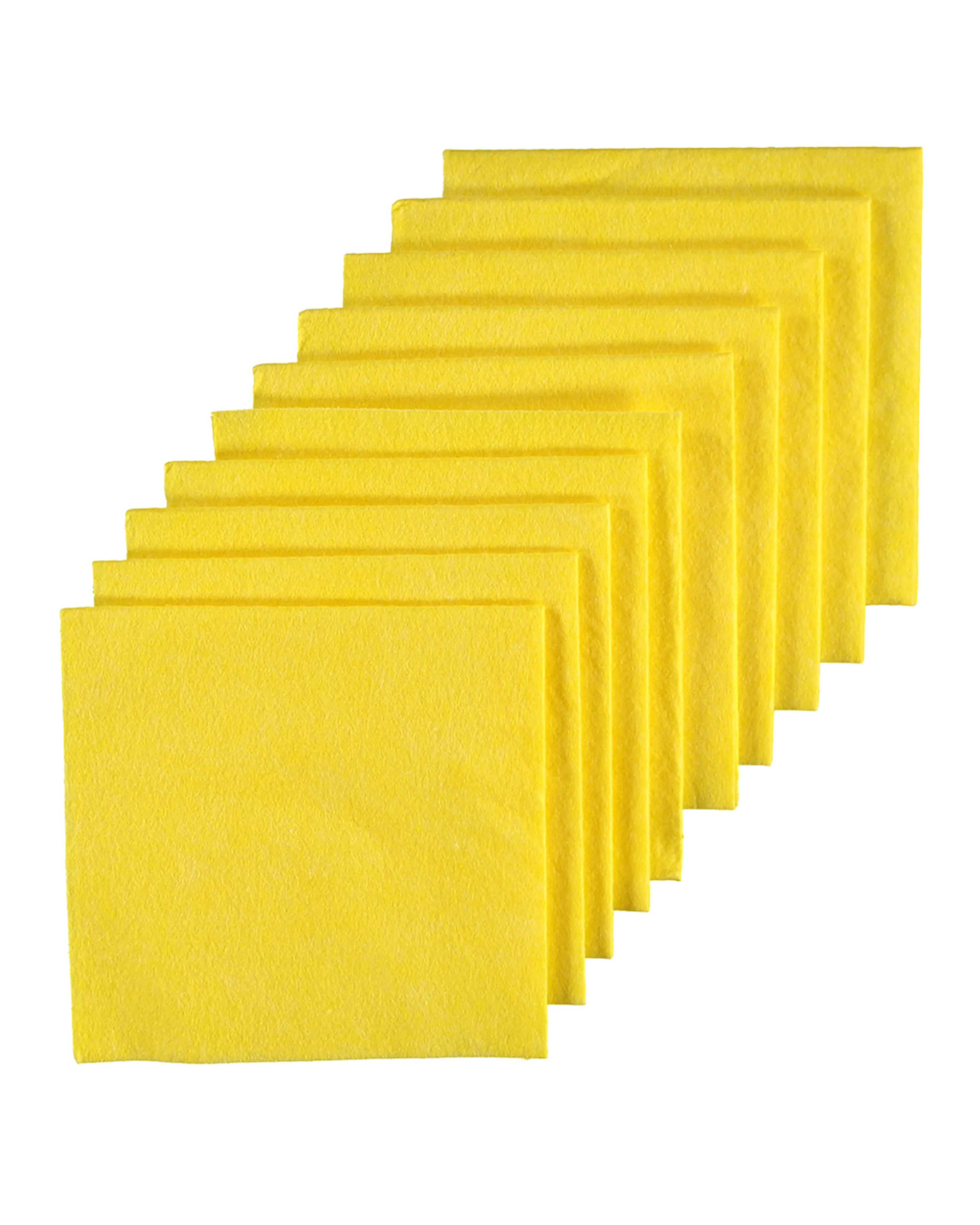 Chiffons ménagers - Jaune