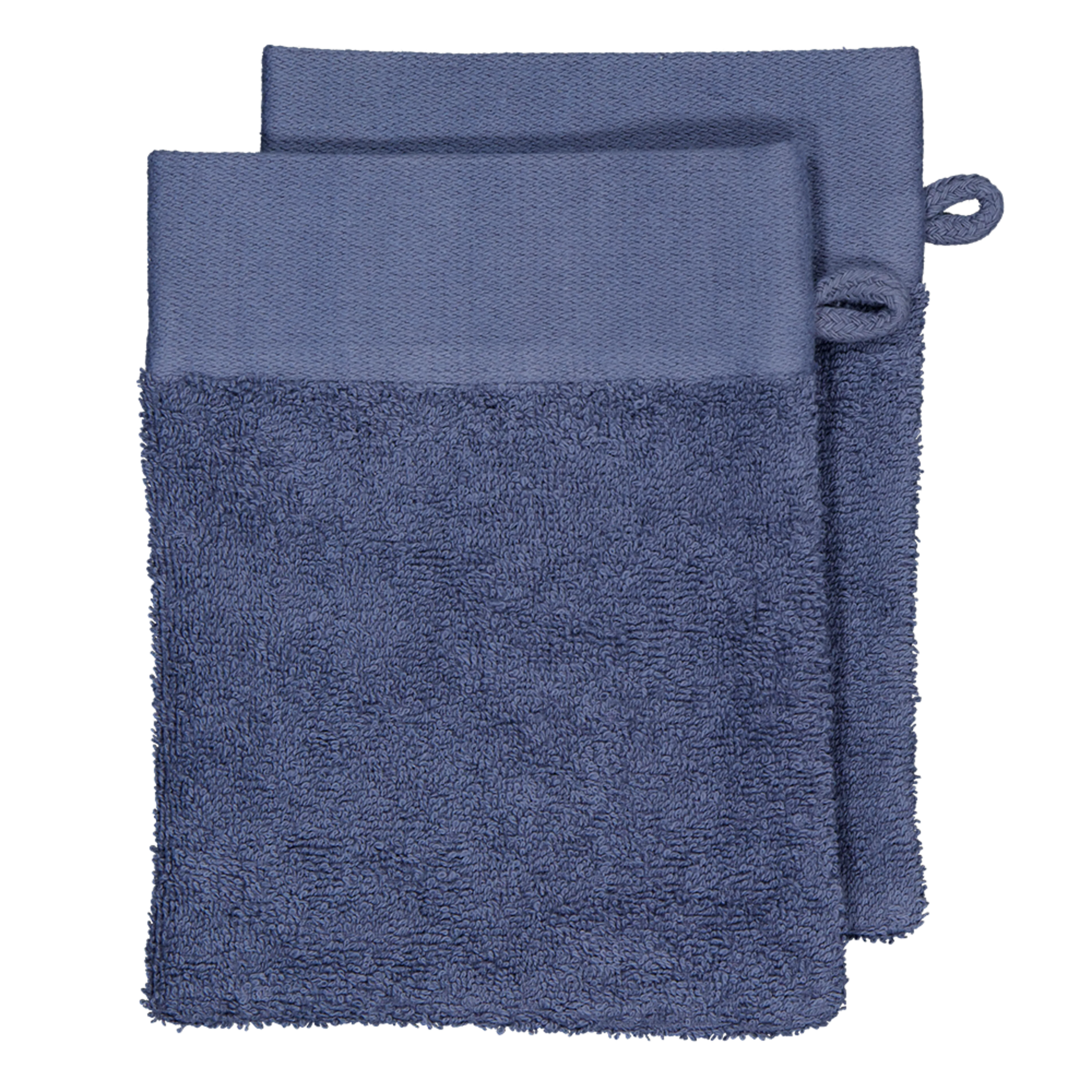 Waschhandschuh - Blau