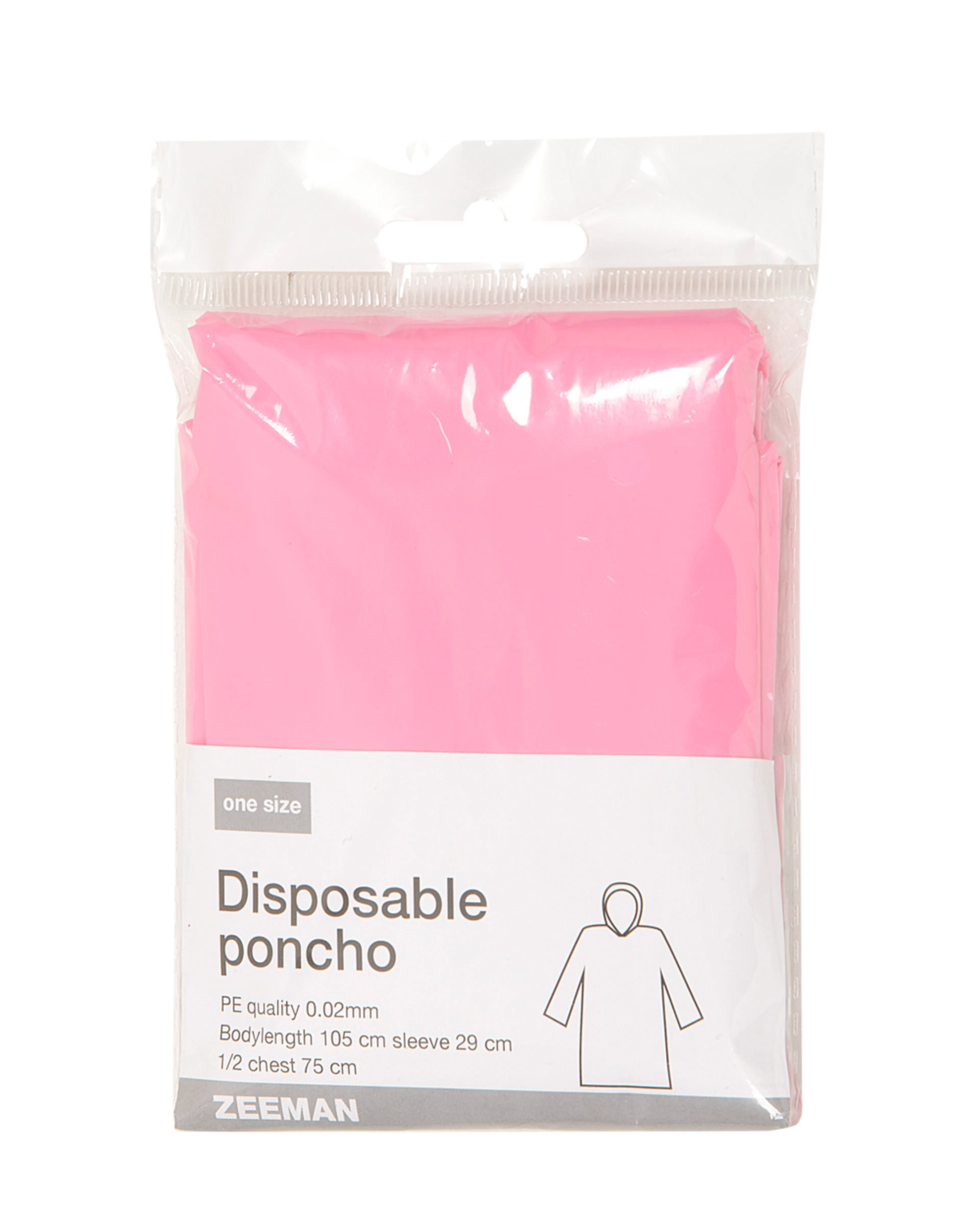Regenponcho - Rosa