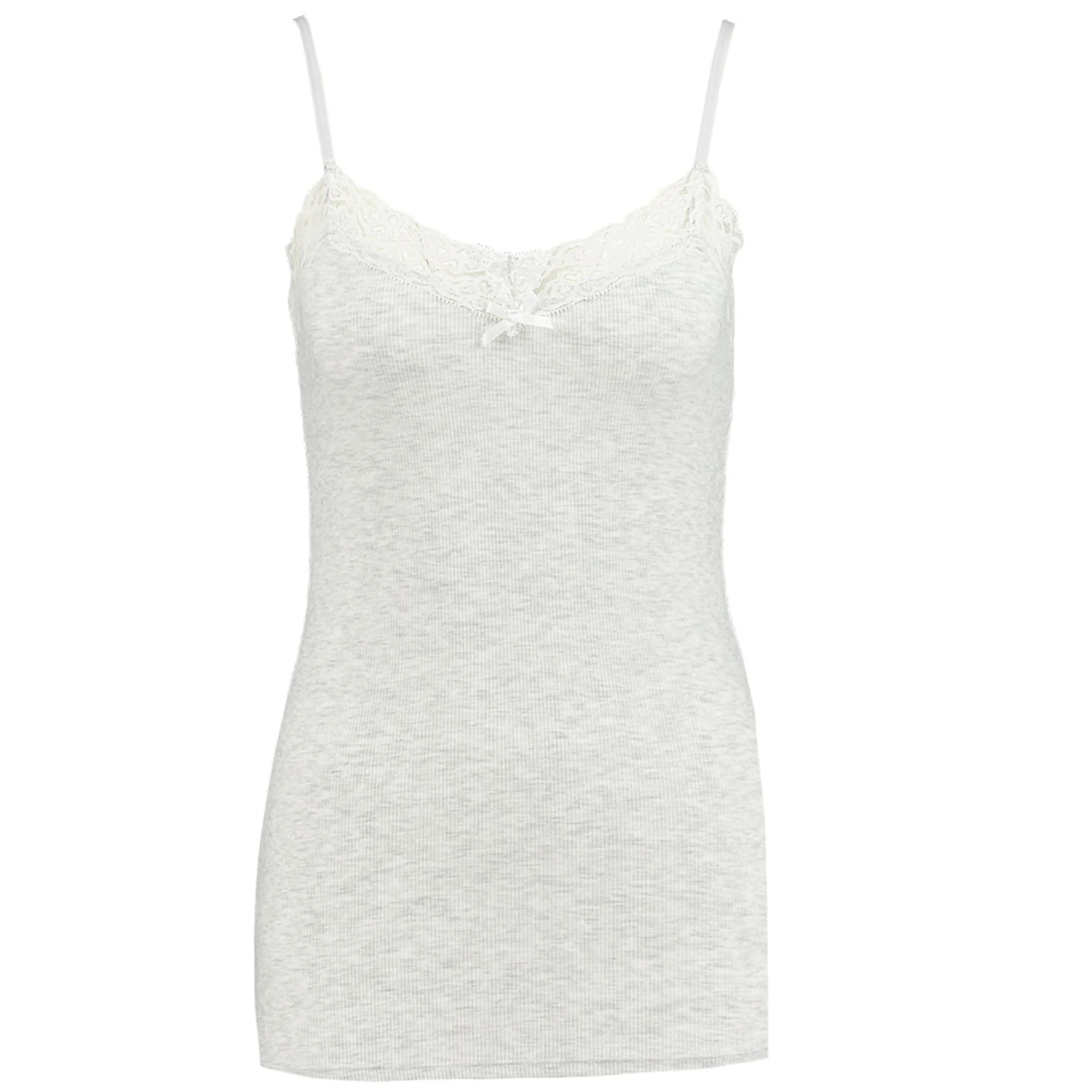 Camisola de alças - Cinzento