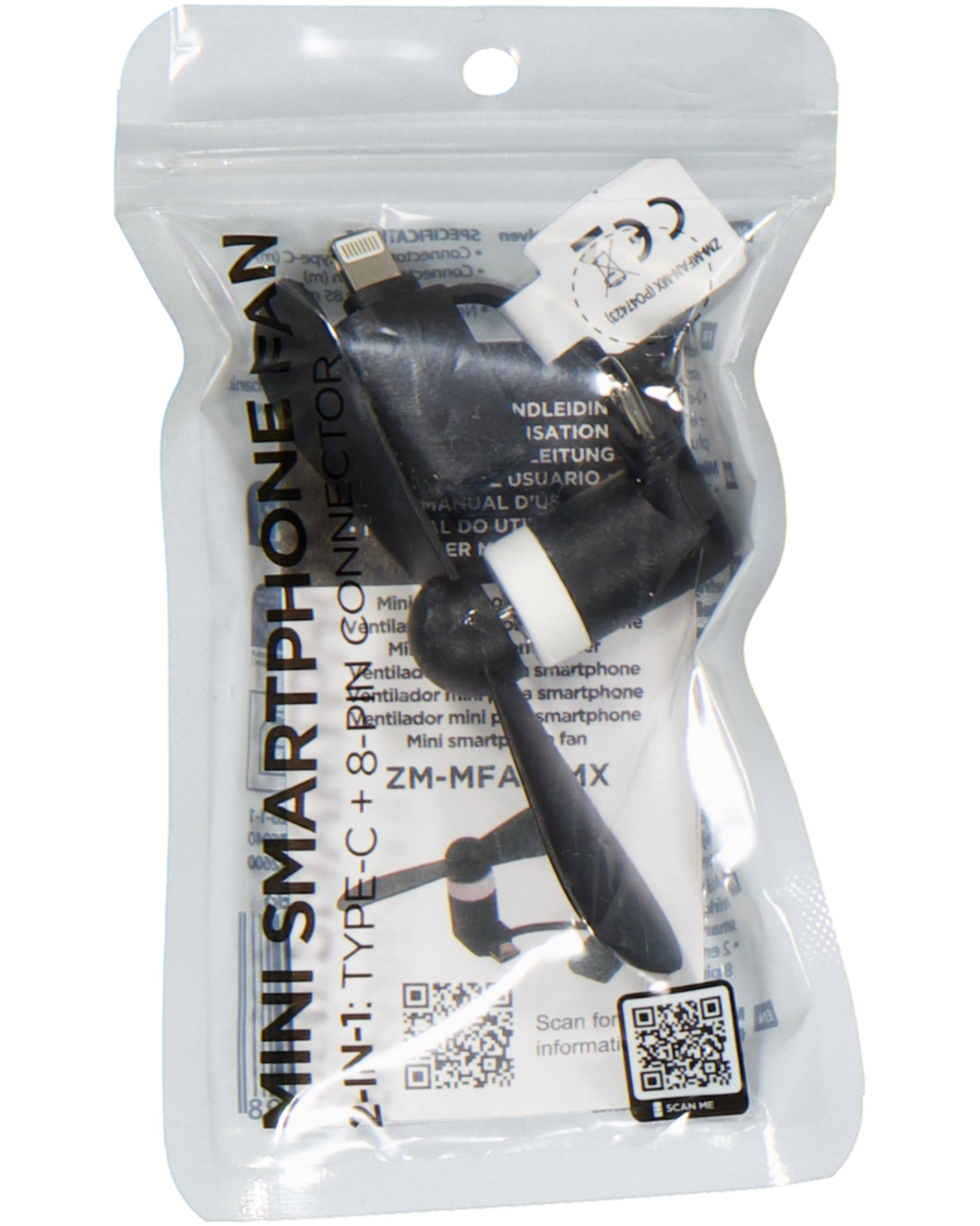 Smartphoneventilator - Schwarz