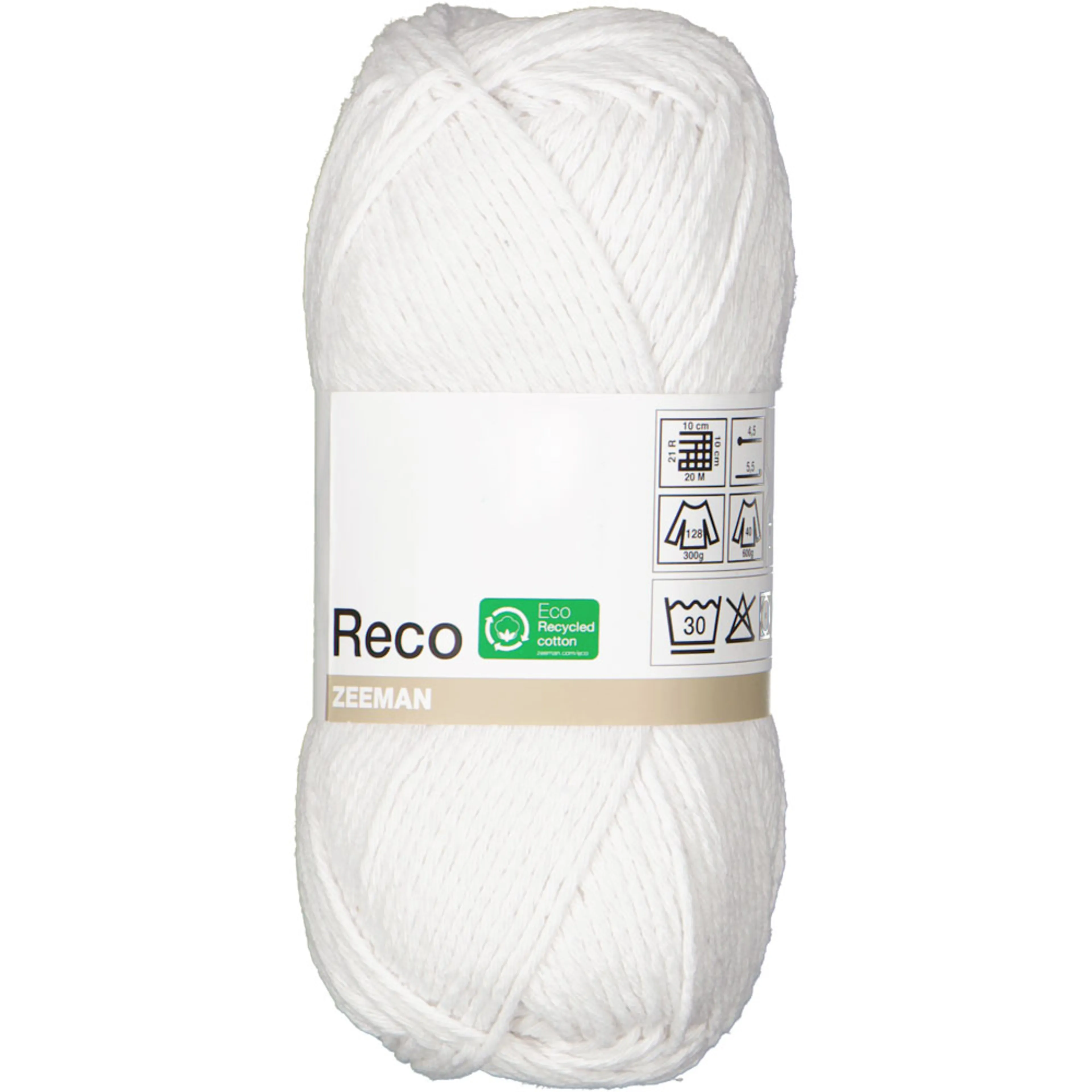 Reco Fil à tricoter - Blanc