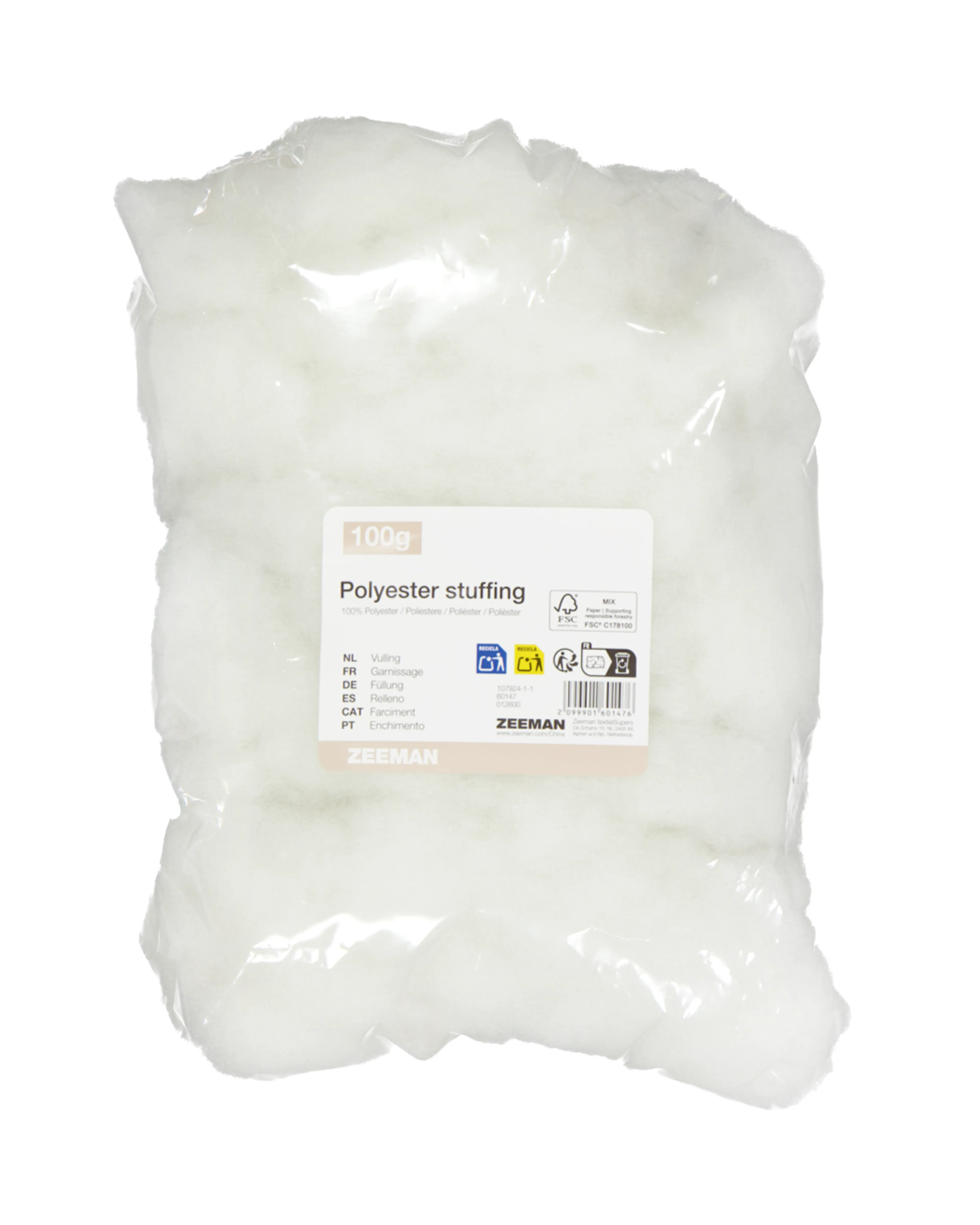 Rembourrage polyester - Blanc