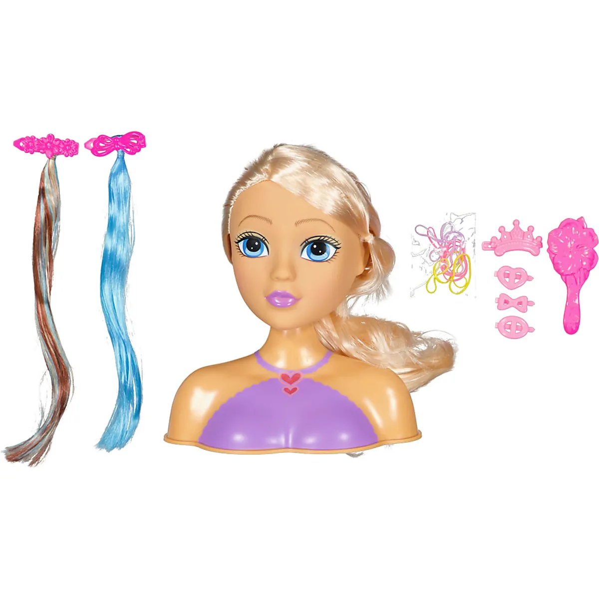 Spielzeug-Frisierkopf - Blau