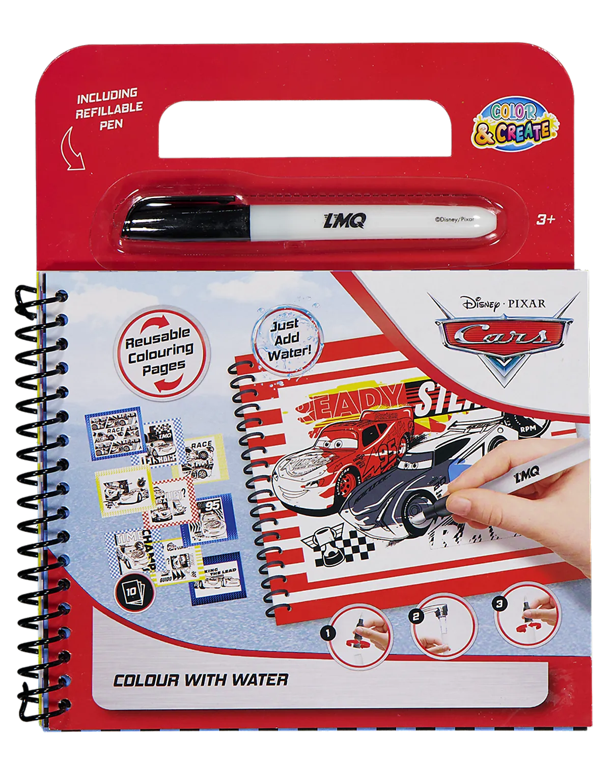 Album à colorier à l'eau - Multicolore