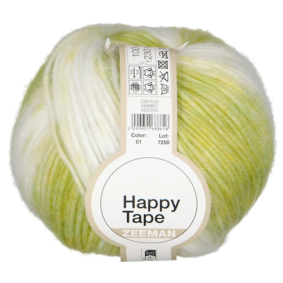 Happy tape Fil à tricoter - Vert