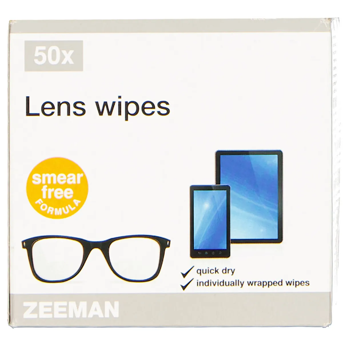 Lingettes pour lunettes - Blanc