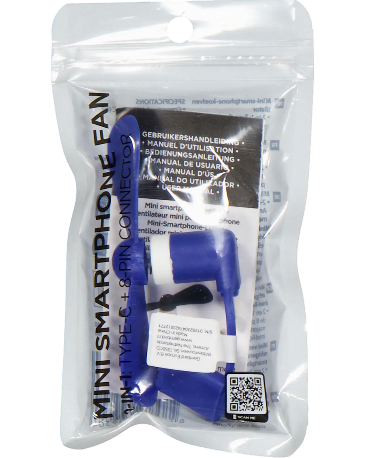 Smartphoneventilator - Blauw