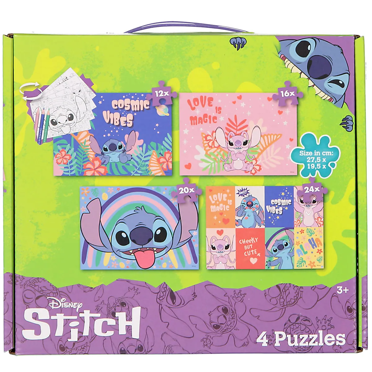 Puzzel 4-in-1 - Groen