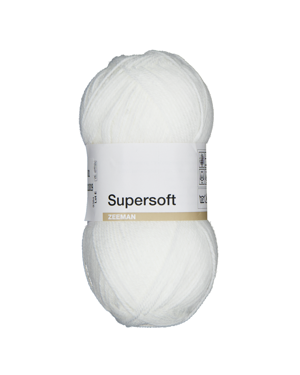 Super soft Breigaren - Wit
