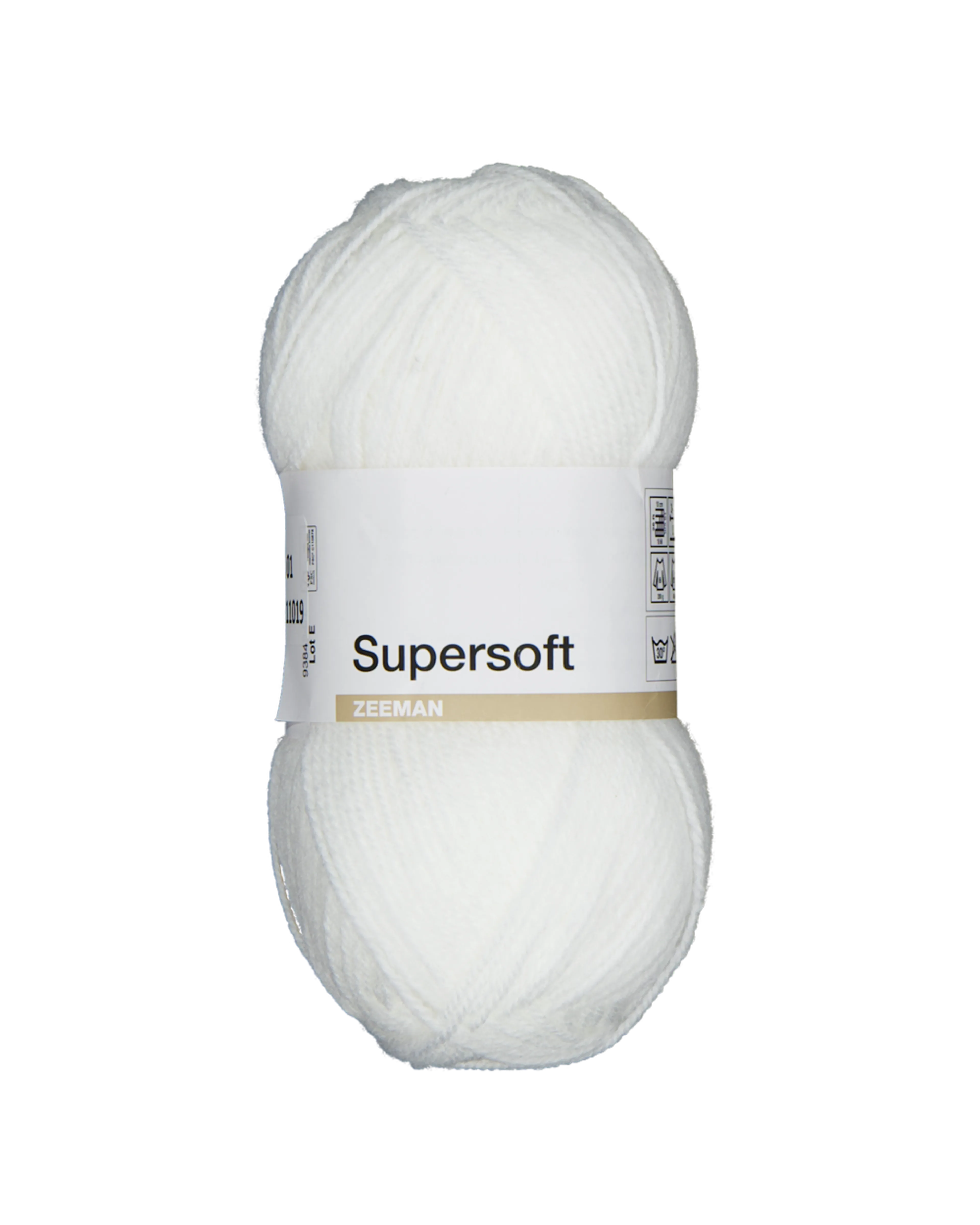 Super soft Breigaren - Wit