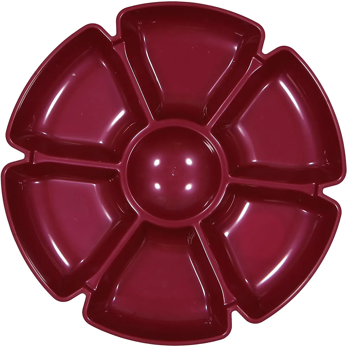 Plat de service - Rouge