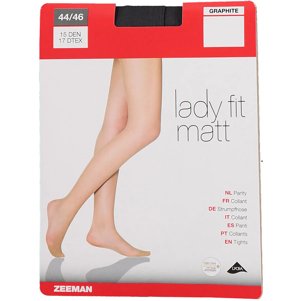 Lady fit Panty - Graphite