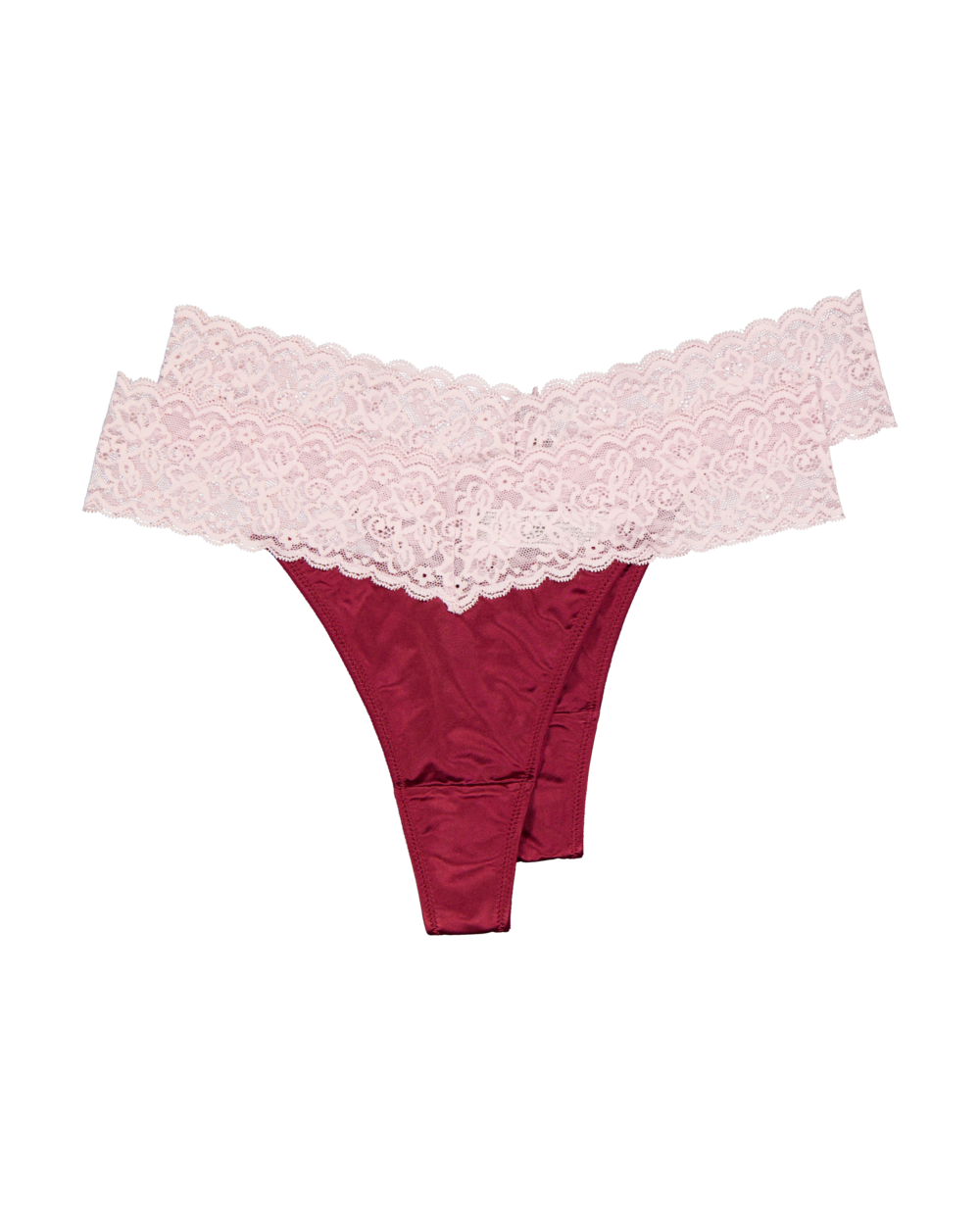 Dames String - Rood (2-pak)