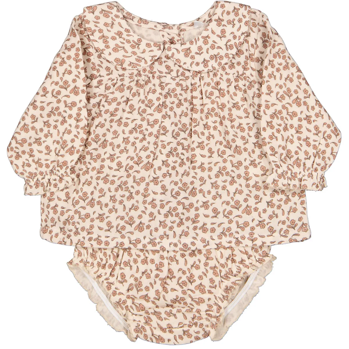 Jurk en luierbroek - Beige